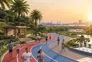 Jogging Track at DTC Downtown
