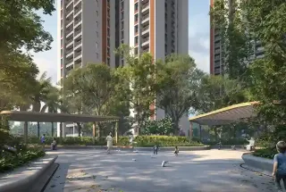 Garden Seating Area at DTC Downtown